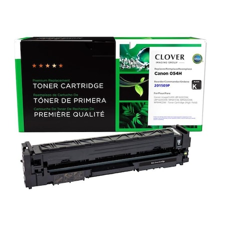 Cig Clover Imaging Remanufactured High Yield Black Toner Cartridge for Canon 054H 3028C001 201509P